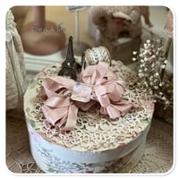Image 1 of Pink beige seam binding ribbon 4 m
