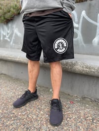 Image 3 of Anti-4/4 gym shorts (black)