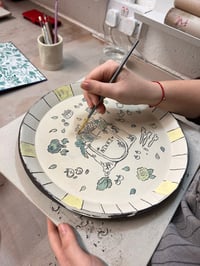 Image 12 of CLASS, your time & date, carve & paint plate, from £54 pp