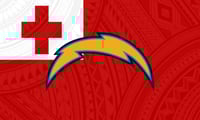 Chargers Flag Tongan 