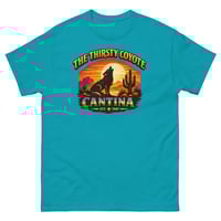 Image 1 of The Thirsty Coyote Cantina Funny Bar T-Shirt