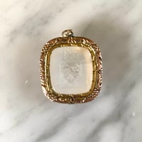 Image 1 of CHALCEDONY INTAGLIO FOB 