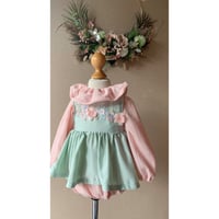 Satin spring three piece 
