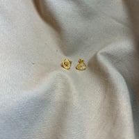 Image 1 of #12 Little Pool Studs (Silver & Gold)