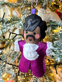 Image 3 of Prince Inspired Gingerbread Icon Decoration Made To Order