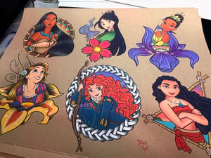 Image of Entire Disney Inspired Flash 40 Sheets 11x14” 