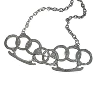 Image 2 of handcuff knuckle necklace 