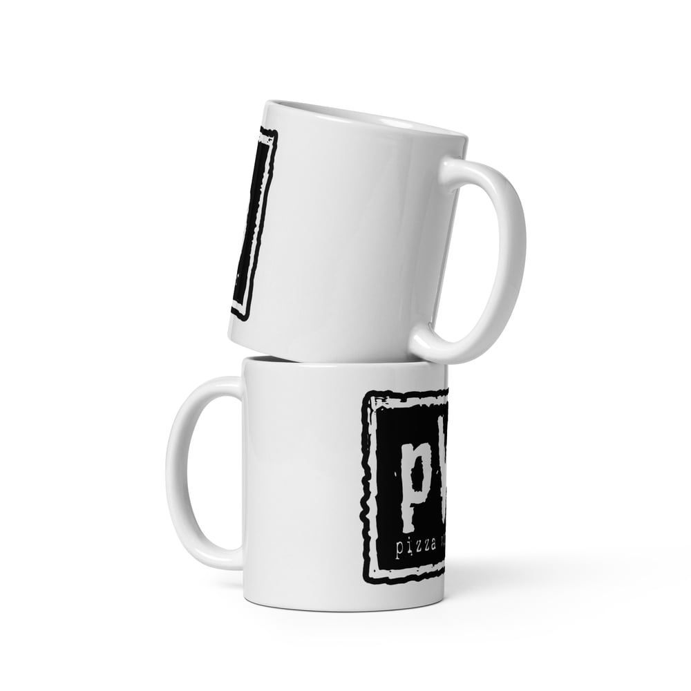 Image of pWo White glossy mug