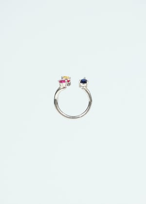 Image of LOWOOL - Frog Sparkle Silver Toe Ring