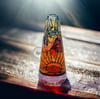 Dolphin stained glass chillum #31