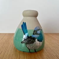 Image 2 of Small Superb Fairywren Vase