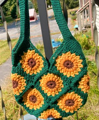 Image 2 of Green Sunflower Bag