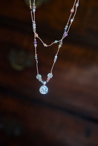Image 5 of Moonbow crystal beaded necklace