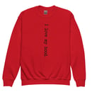 Image 7 of I love my hood youth crewneck sweatshirt