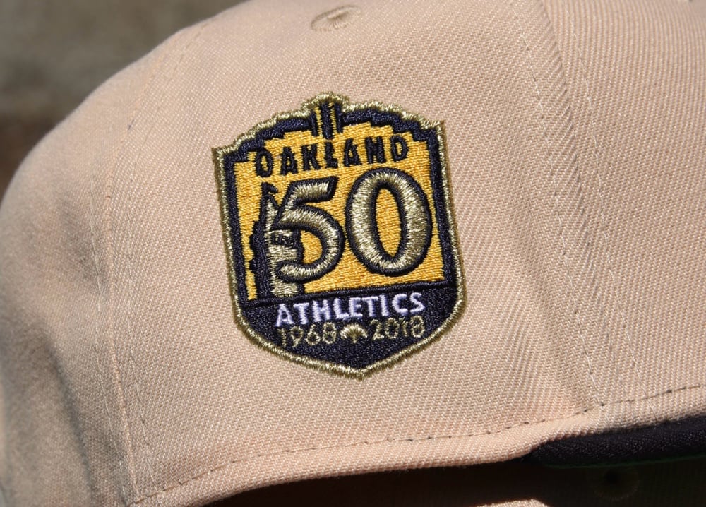 Image of Oakland A’s UC Berkeley Greek Stomper New Era Fitted