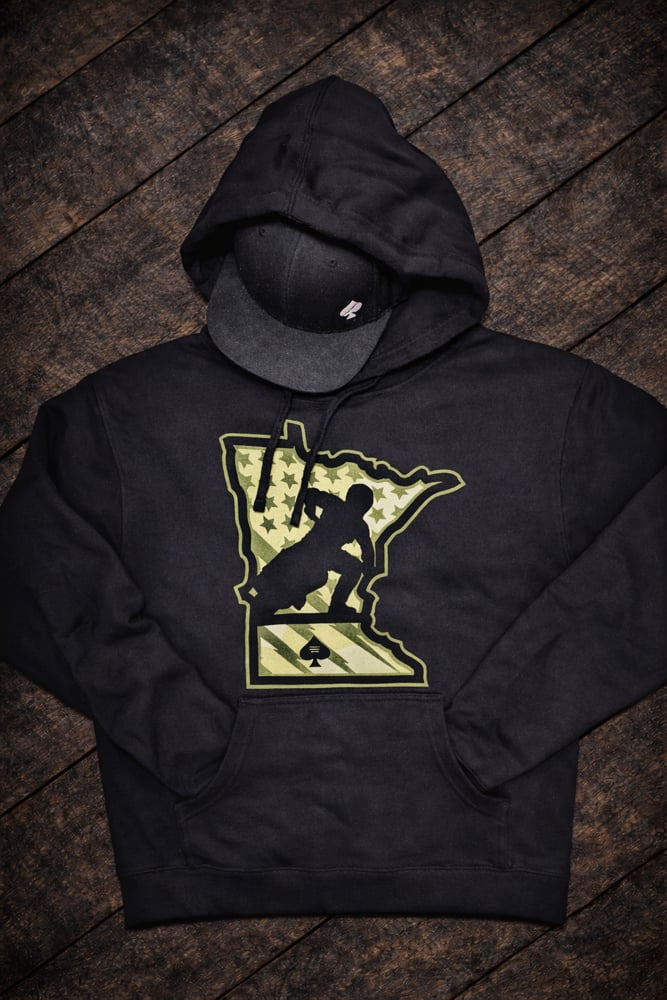 Image of 2026 Jacks MN Flattrack Hoody - BLACK