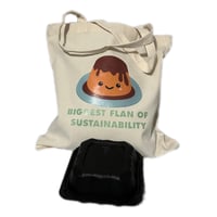 Image 3 of Flan Tote Bag