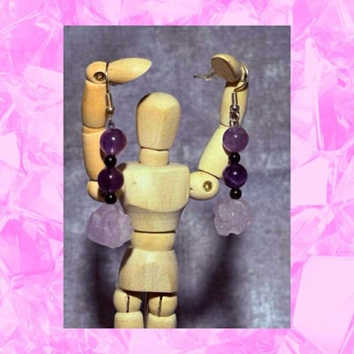 Image of Crystal Bead Earrings