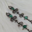 Image 2 of Emerald Valley Statement Earrings