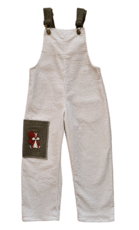 Little Red Squrriel Dungarees 
