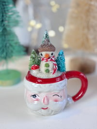 Image 2 of Winter Scene Santa Mug 8