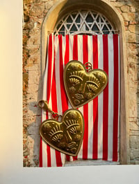Image 1 of LARGE HEART FACE CHARM 
