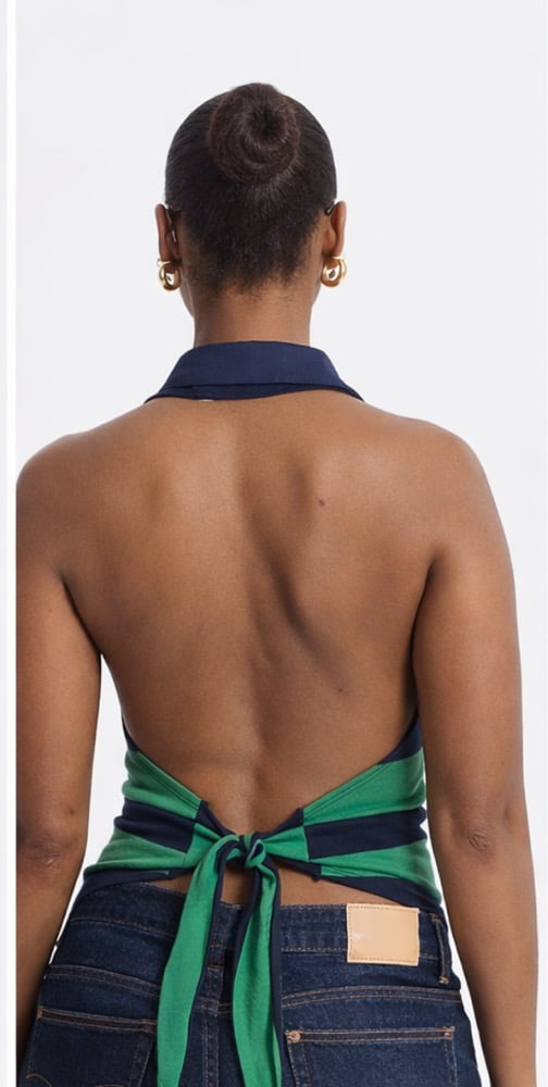 Image of The Uptown Stripe Halter