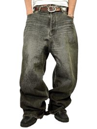 Image 1 of Balenciaga Mud-wash Baggy Denim