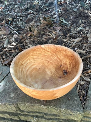 Image of Feathered Apple 8” diameter 