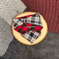 Image 3 of Classic Plaid Reversible Bandana