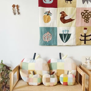 Image of Patchwork apple decor 