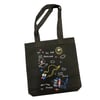 ‘In the stars’ Black Tote bag 