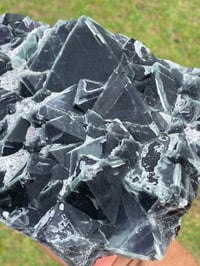 Image 3 of Green & Purple Fluorite Slab #1919