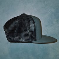 Image 2 of S8 High Profile Snapbacl - Charcoal, Black Mesh, Black S8