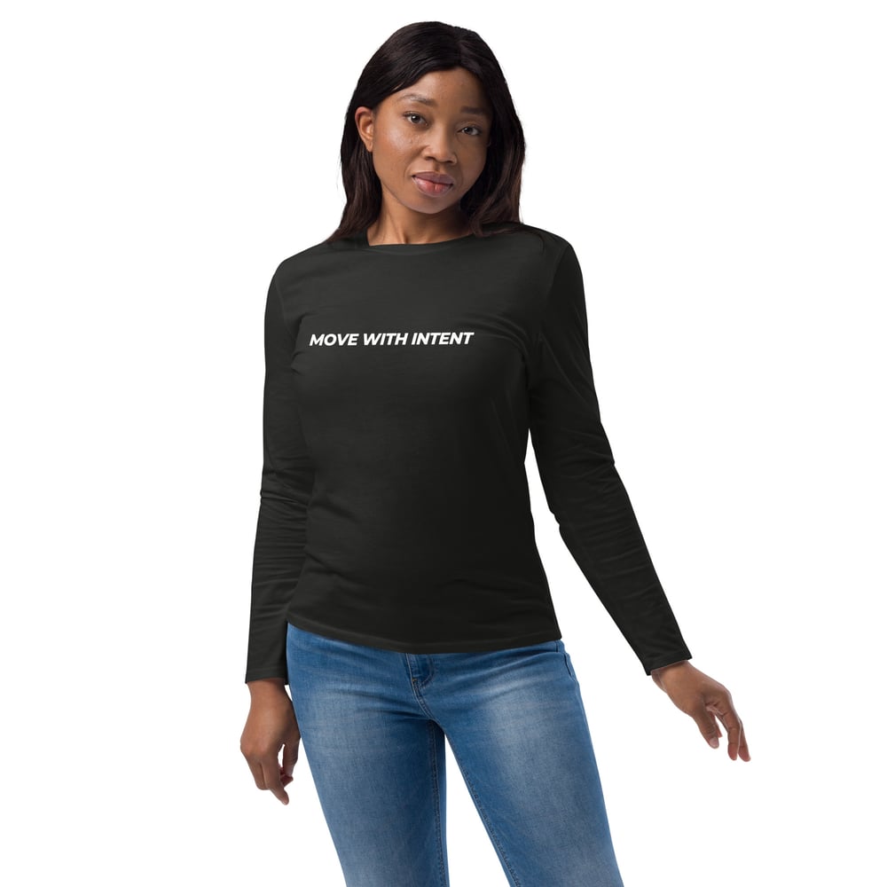 Image of Move With Intent Unisex Long Sleeve Shirt
