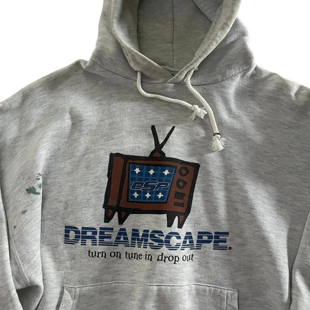 Image of 90's Dreamscape 'TV' hoodie Large