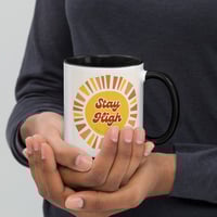 Image 4 of Stay High Mug with Colour Inside