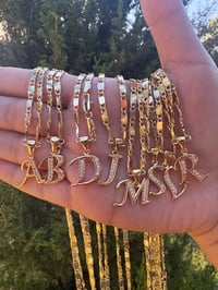 Image 1 of Initial necklace 