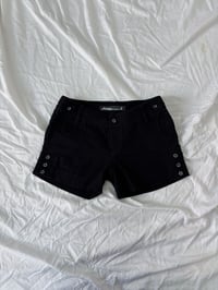 Image 1 of 00s Balck micro shorts // 34