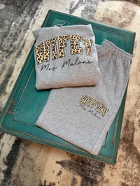 Image 6 of Wifey Sweat Pants Sets ( You choose your style) Not custom unless you add custom to your order) 