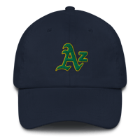 Image 3 of LOWER AZ Az Green & Yellow Dad hat