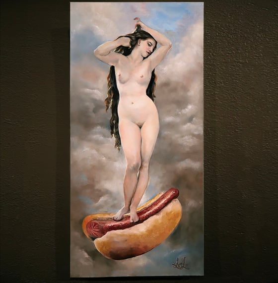 Image of “Venus on a foot long” Limited edition print