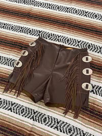 Image 2 of Roper Fringe Shorts 