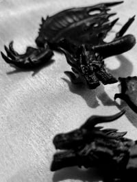 Black Dragon Earrings