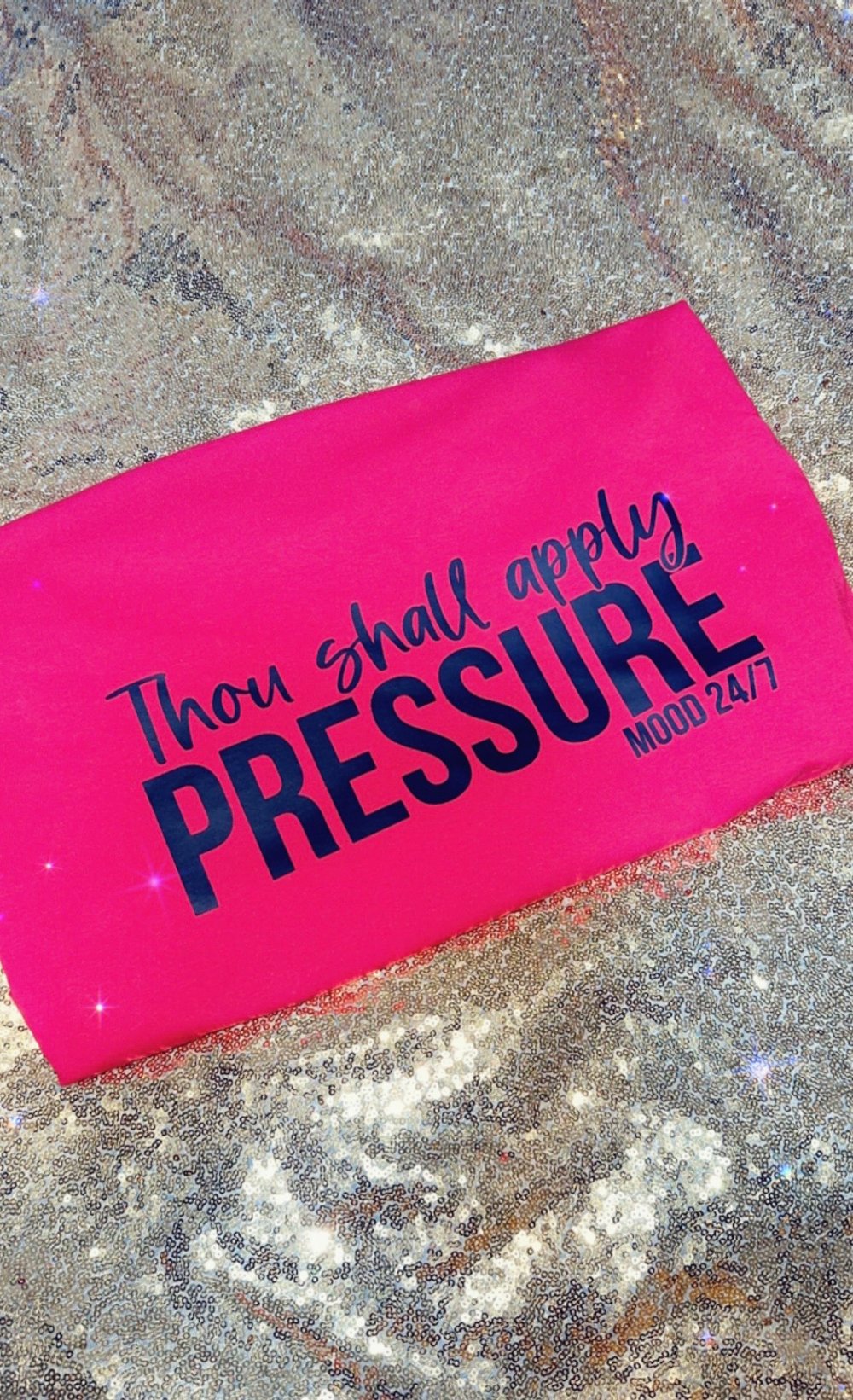 Image of Thou shall apply pressure