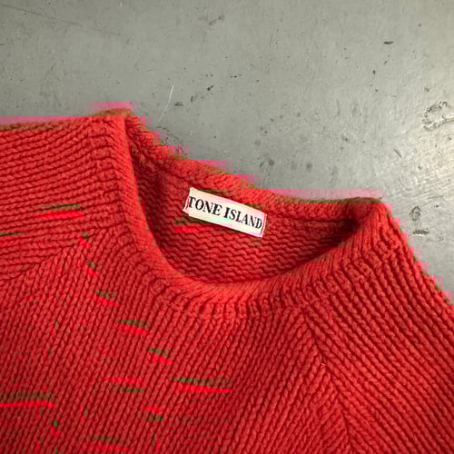 Image of 1980s Stone Island Heavyweight Wool Sweatshirt, size medium