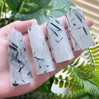 Image 1 of Tourmaline in Quartz Tower