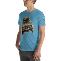 Image 2 of Defender Short-Sleeve Unisex T-Shirt with sleeve logo