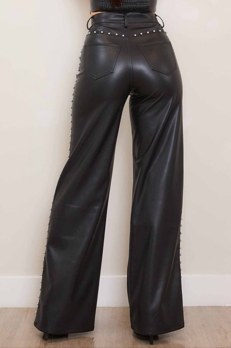 Vegan Leather Pants | Herr Apparel