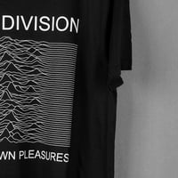 Image 2 of Joy Division Unknown Pleasures Premium T-Shirt – Vintage Washed Unisex Post Punk Tee